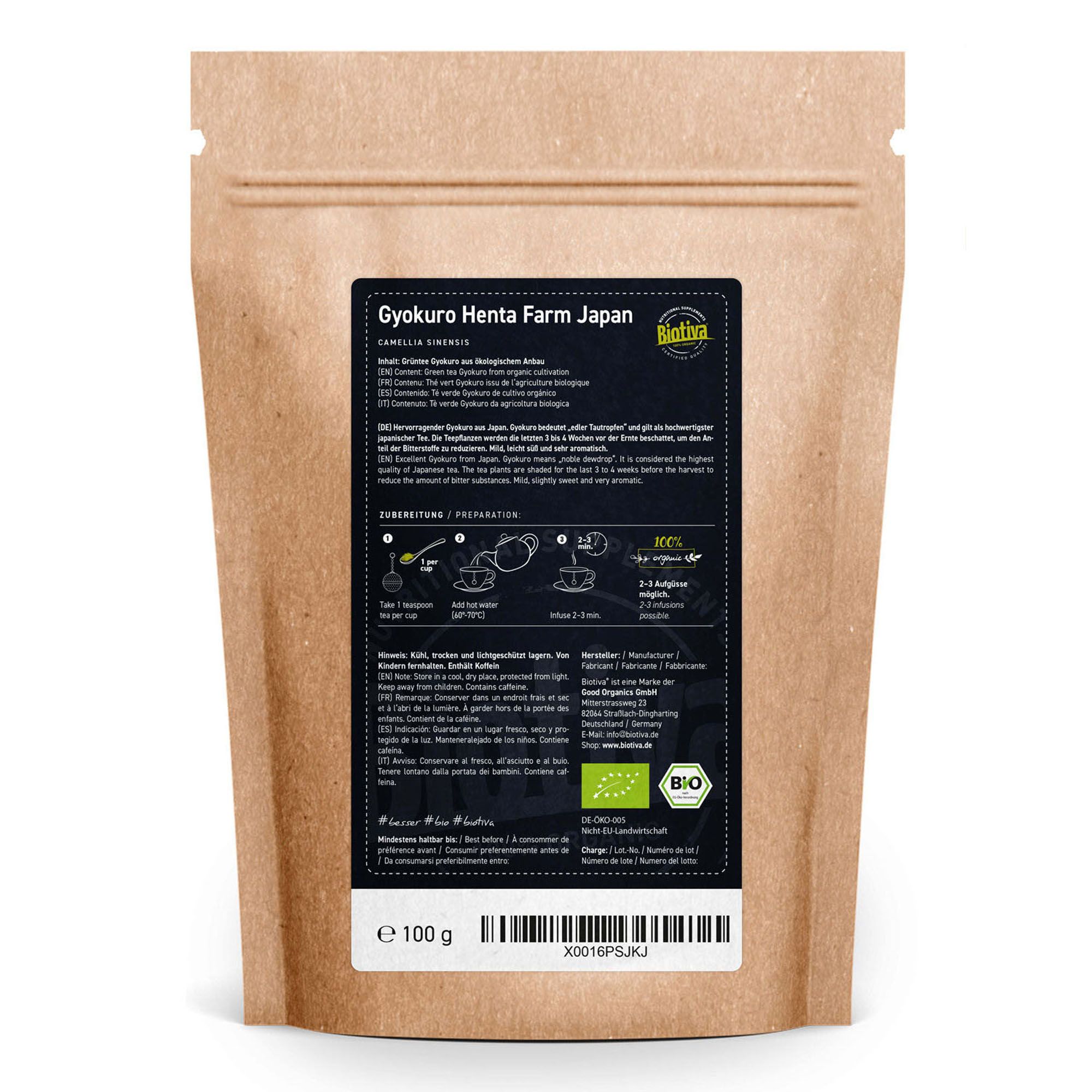 Biotiva Japan Gyokuro Bio