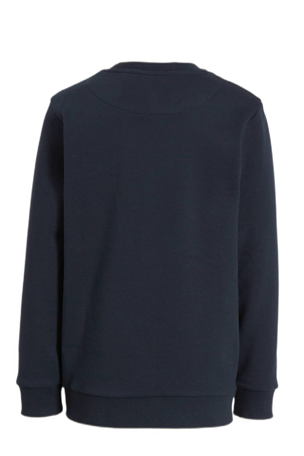 Me & My Monkey sweater Micha met logo blauw