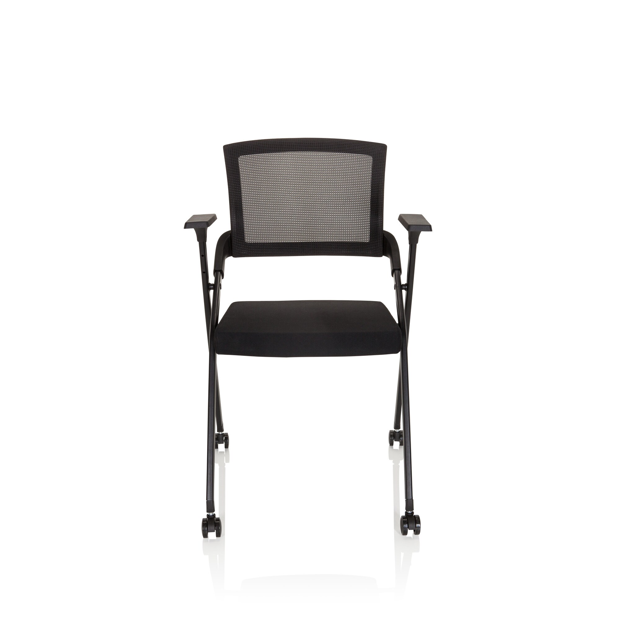 Klappstuhl PRIORITY II Stoff/Netzstoff mit Armlehnen hjh OFFICE