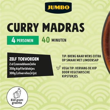 Jumbo Curry Madras Verspakket 4 Personen