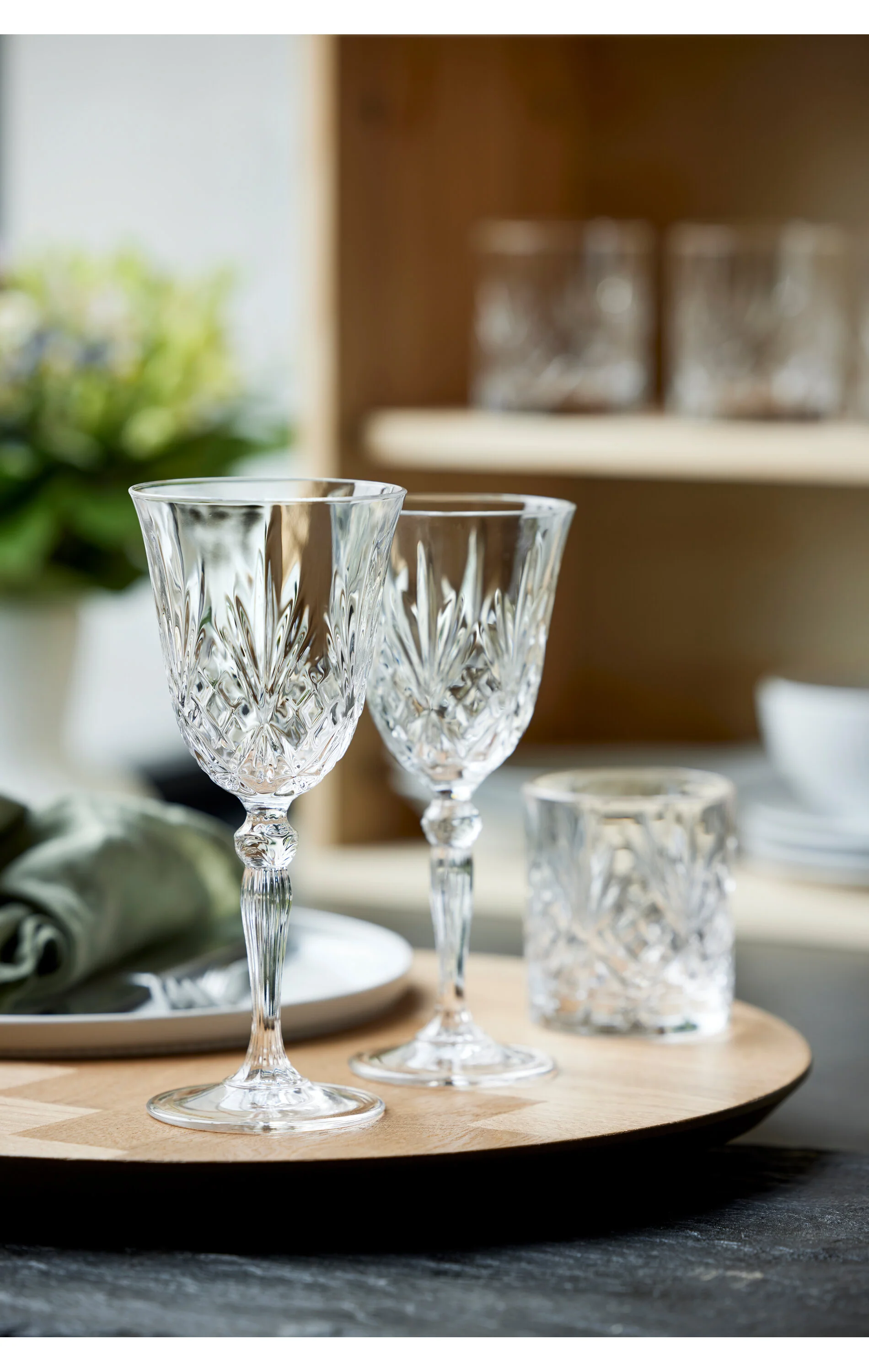 Lyngby Glas  Melodia hvidvinsglas 4 stk. - 21 cl