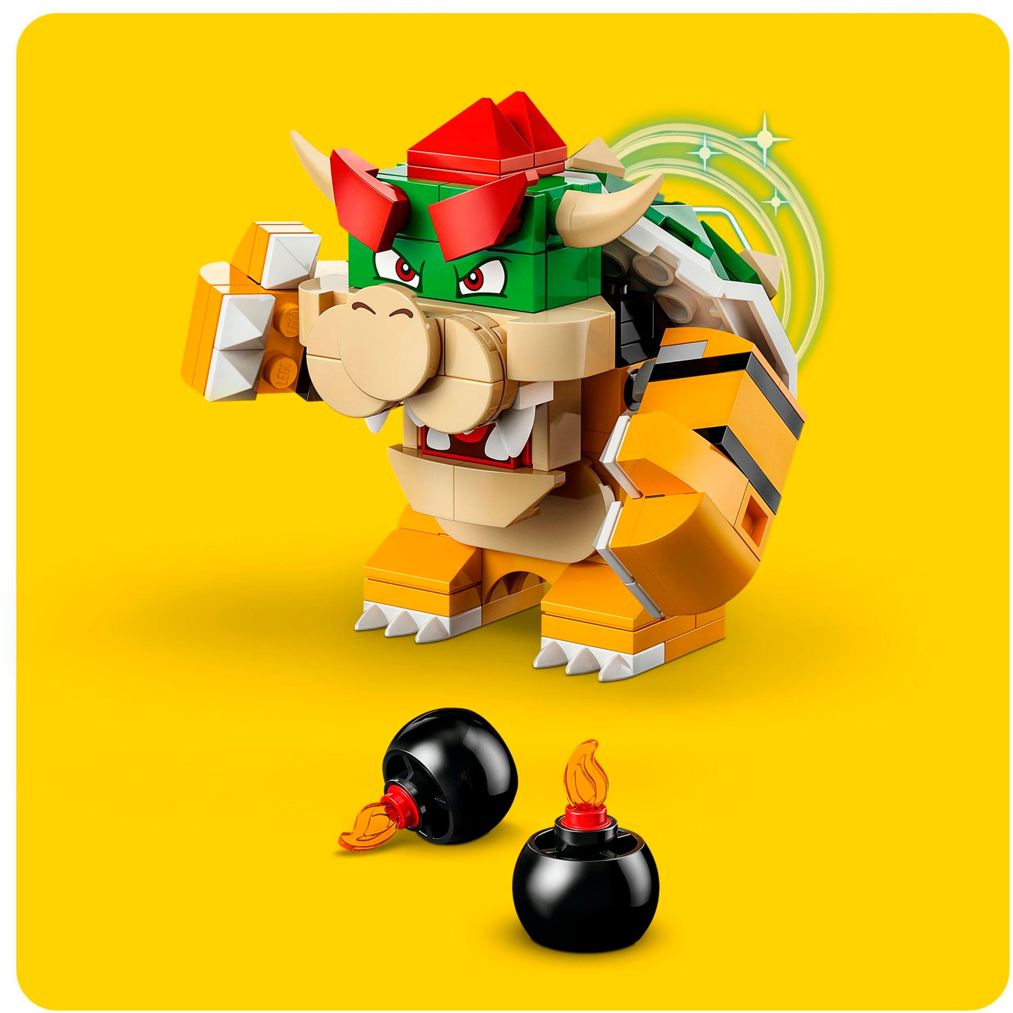 LEGO Konstruktionsspielzeug Super Mario Bowsers Monsterkarre - Erweiterungsset