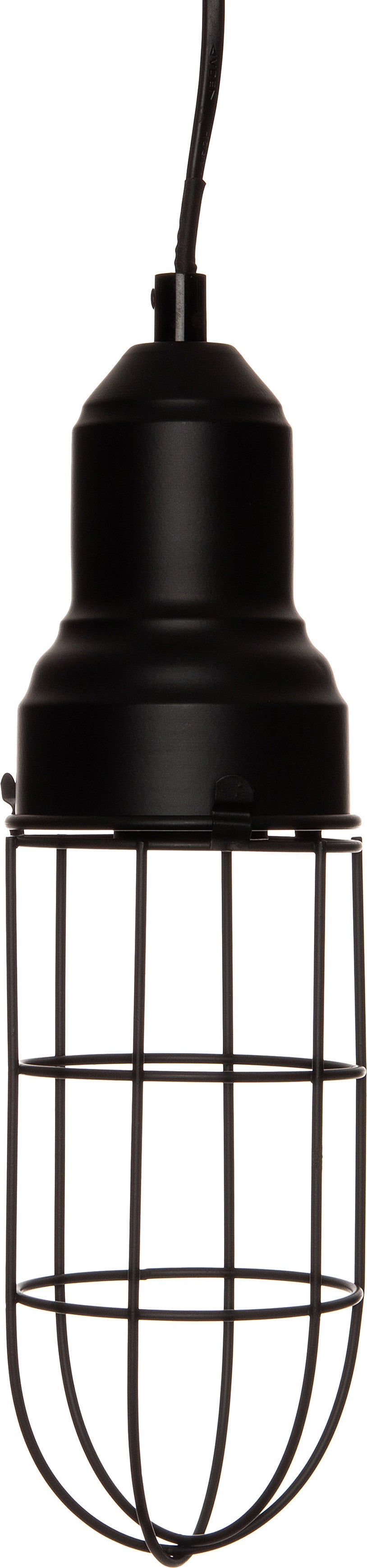 Hanglamp zwart D 9 H 30 cm
