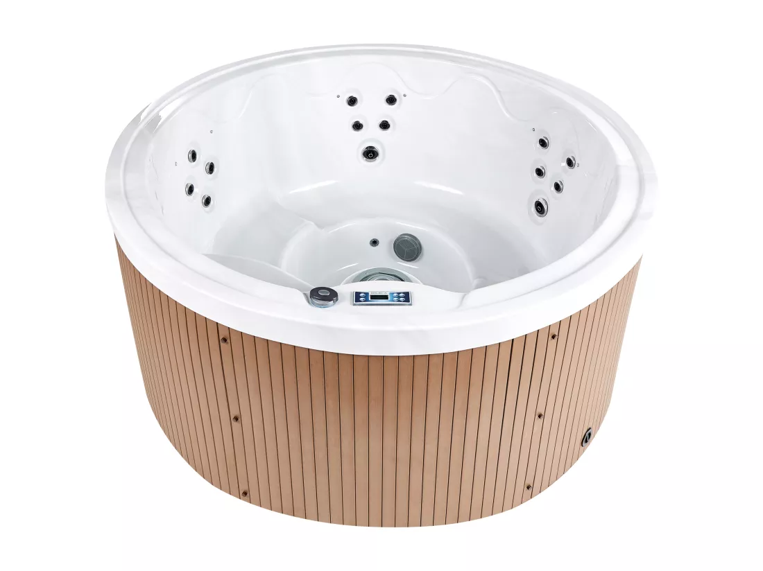 Spa d'extérieur avec LED MARFIL Blanc