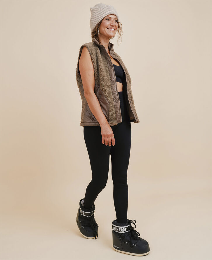 Cartel Copenhagen Glacier Fleece Vest - Hazel Lysebrun