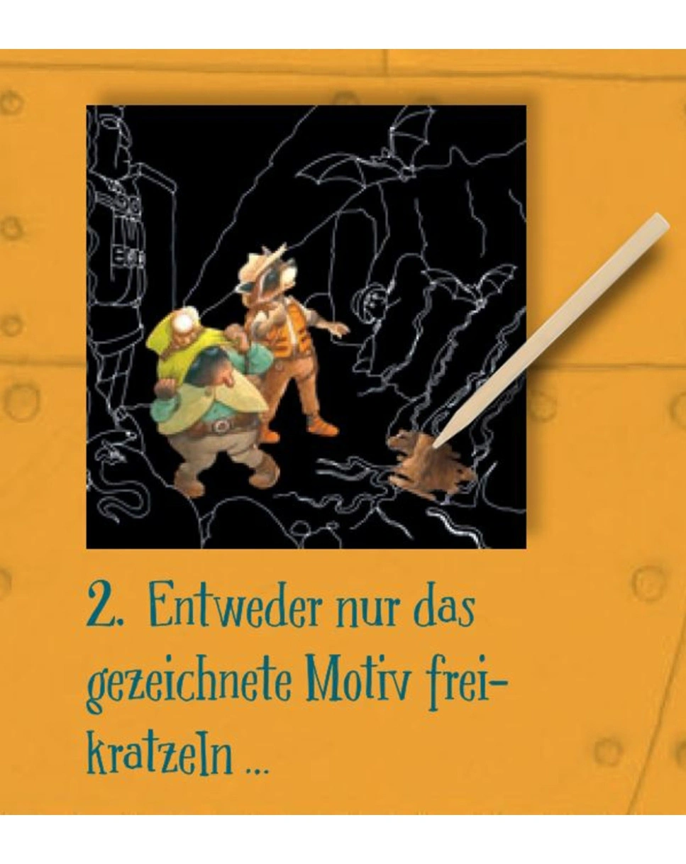 Kratzbild LENNY HUNTER - ABENTEUERLICHE EXPEDITION