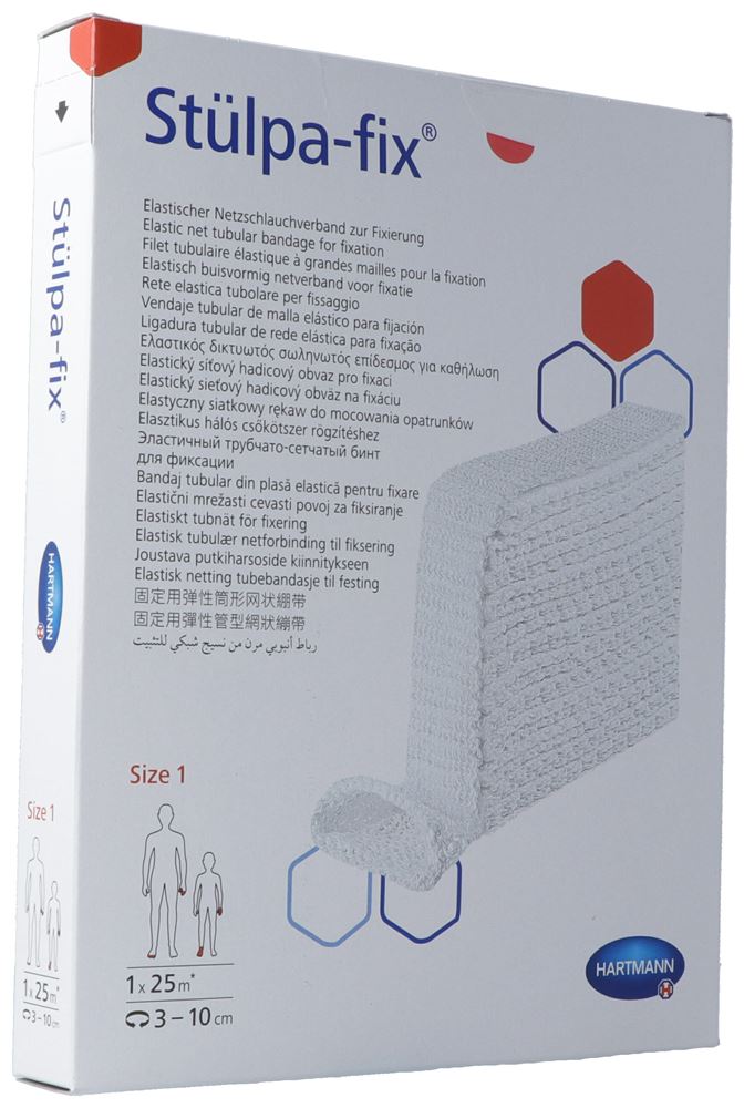STUELPA Netzverband<br>1 Stück, Rolle, Gr1 25m, Finger