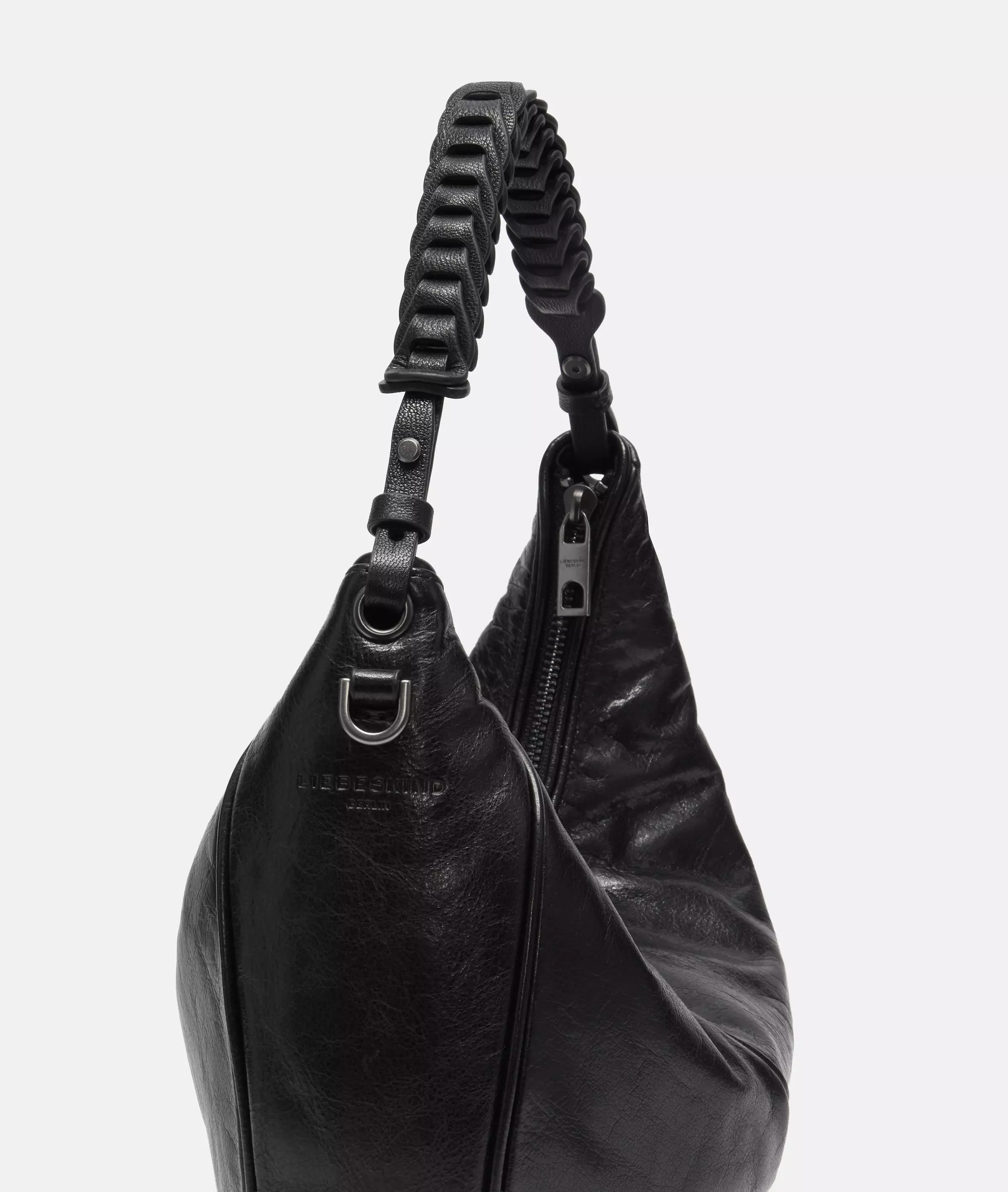 Luna Hobo S Handy hobo bag made from waxed leather