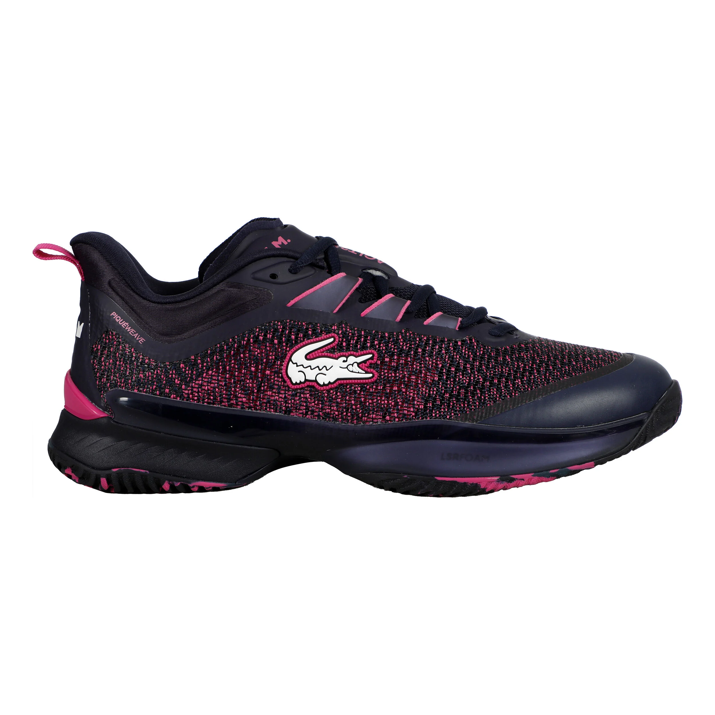Lacoste Medvedev AG-LT ULTRA Chaussure Terre Battue Hommes - Bleu Foncé , Pink