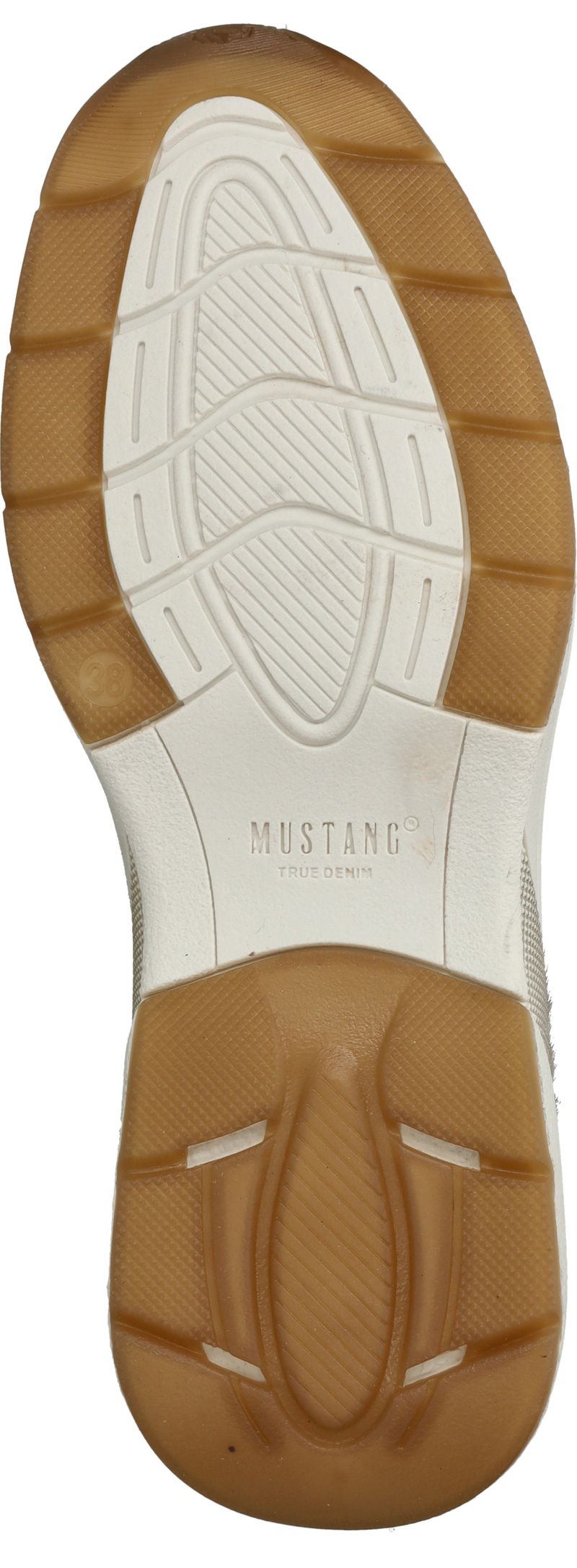 Mustang Sneakers Beige Dames