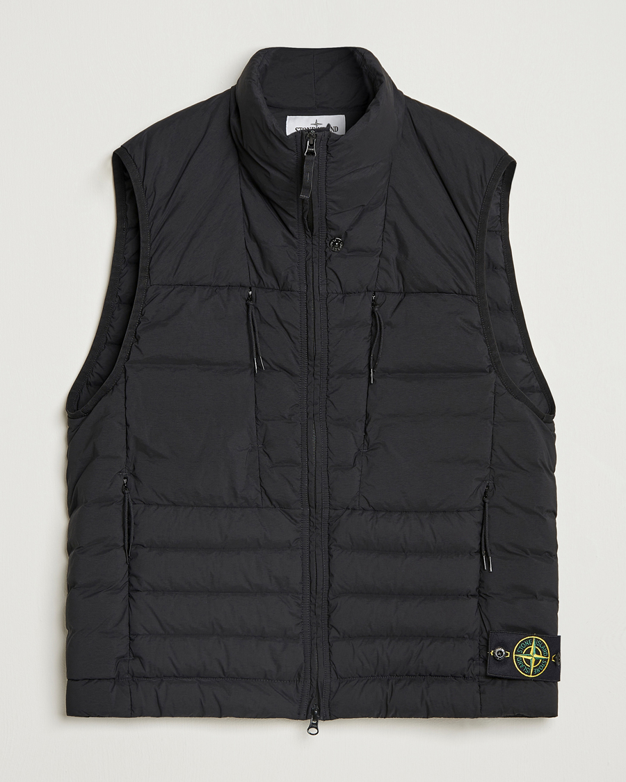 Stone Island Nylon Down Vest Black