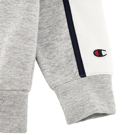 Champion H?ttetr?je - Hodded - New Oxford Grey Melange