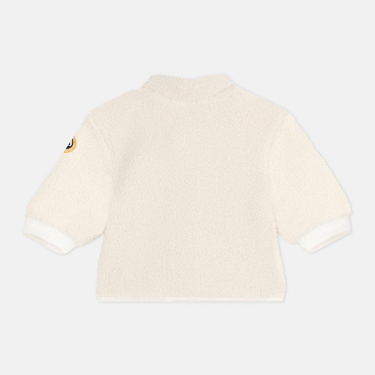 PETIT BATEAU<br>Jaqueta com botões sherpa