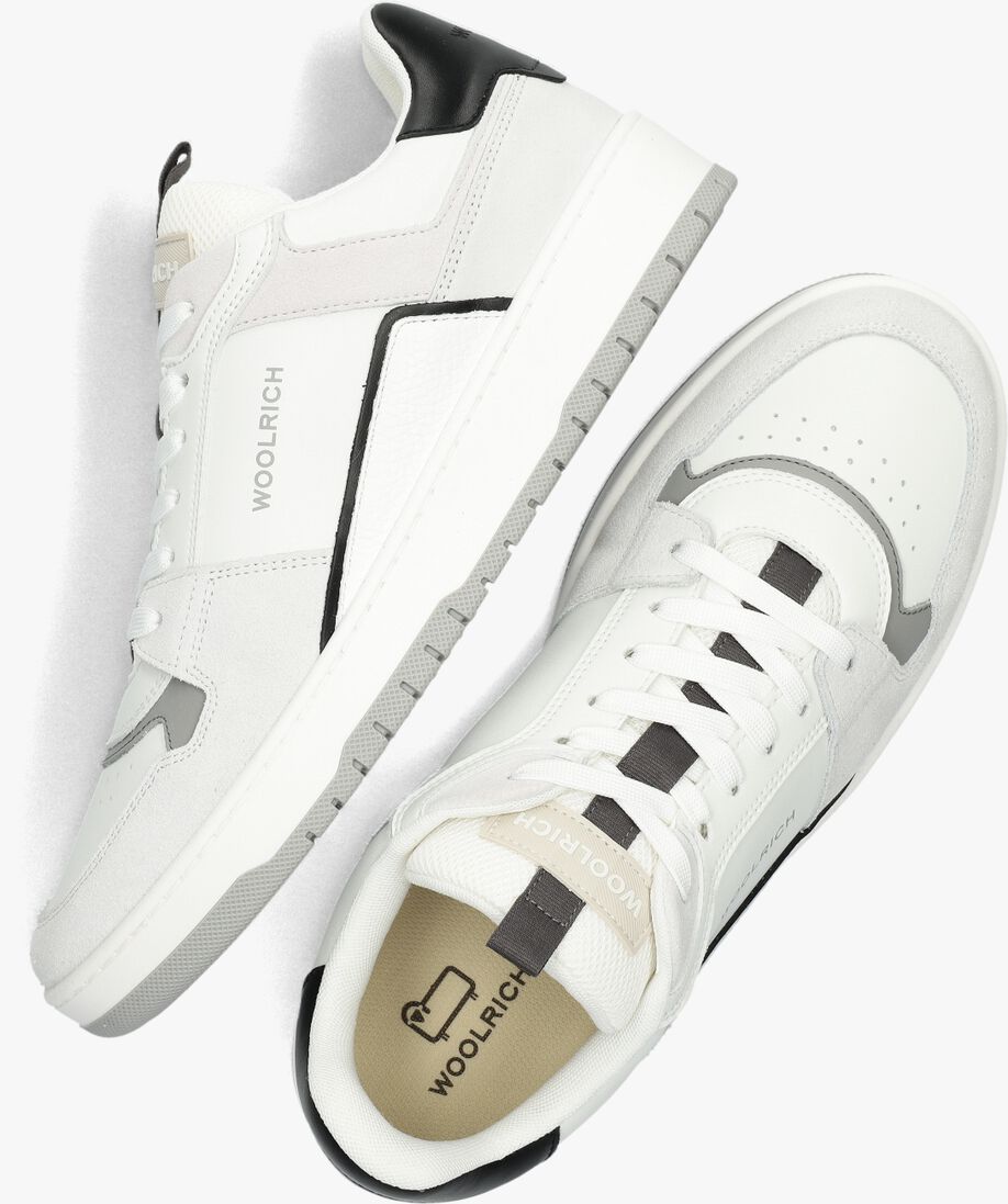 WOOLRICH witte woolrich lage sneakers low basket