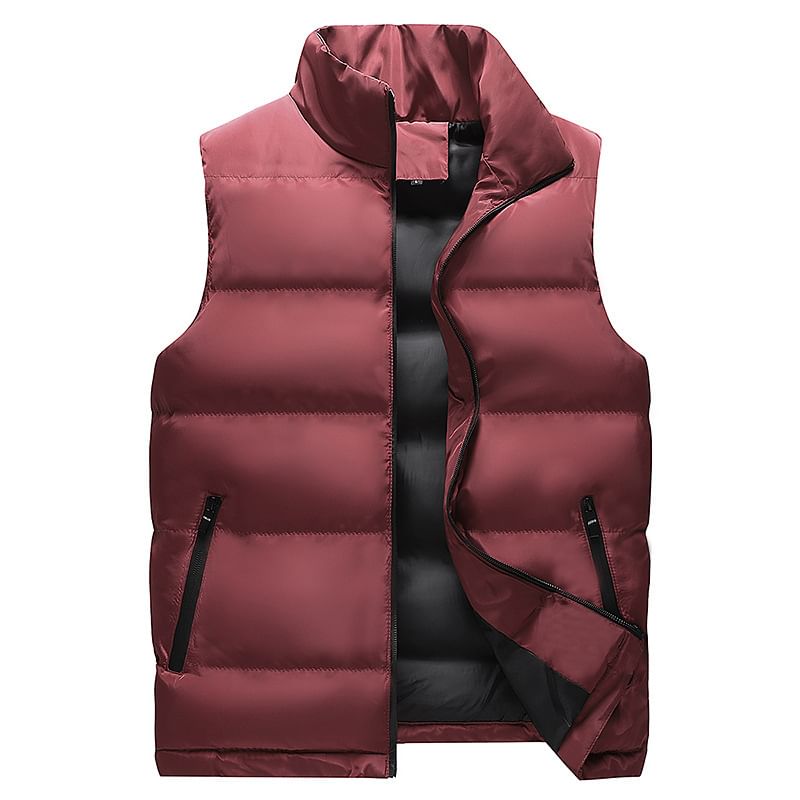 YIKES - Puffervest met opstaande kraag en rits