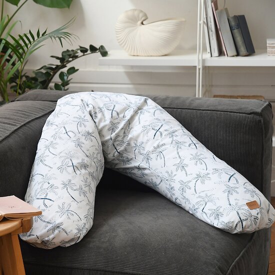 Coussin d'allaitement Big Flopsy™   Palm Tree Blanc        de               Béaba