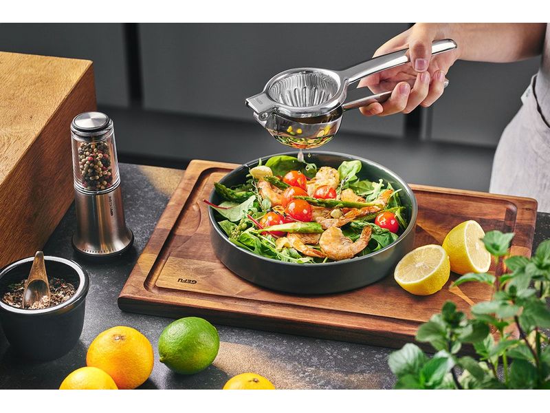 GEFU Zitruspresse Lemon Edelstahl Manuelle Zitruspresse