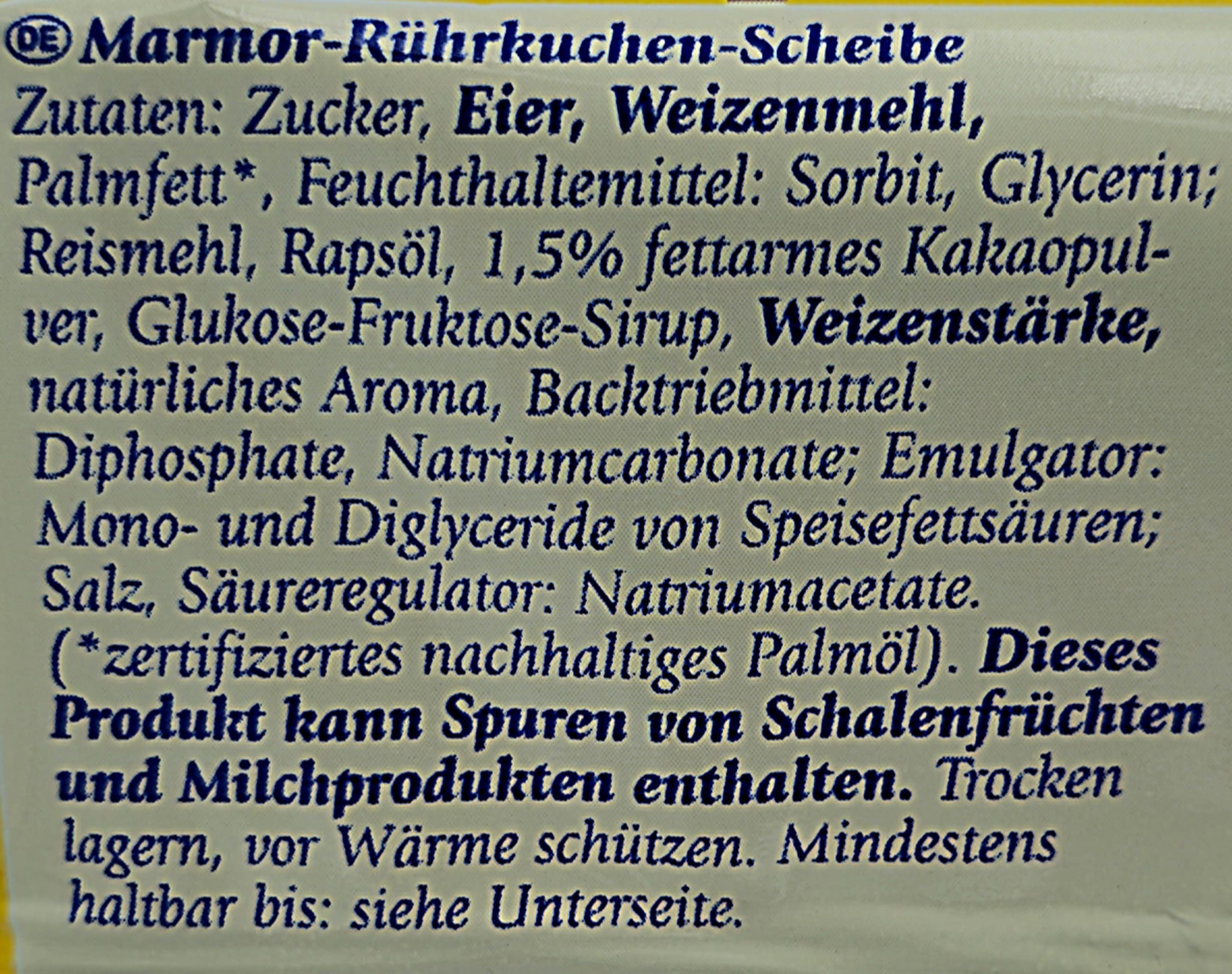 32x Kuchenmeister Marmorkuchen á 2x35g=2240g MHD:24.3.25