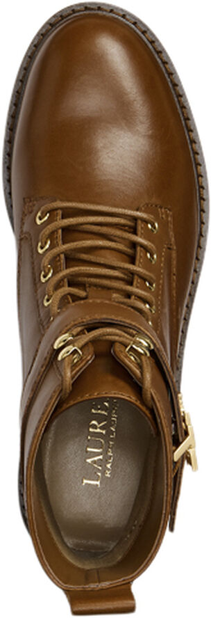 Lauren Ralph Lauren BURNISHED CALF-ELRIDGE-BO-BTE Deep saddle tan