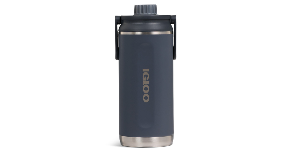 IglooTwist ‘n’ Chug Bottle 36 oz, 1,06 liter drinkfles  (Carbon)