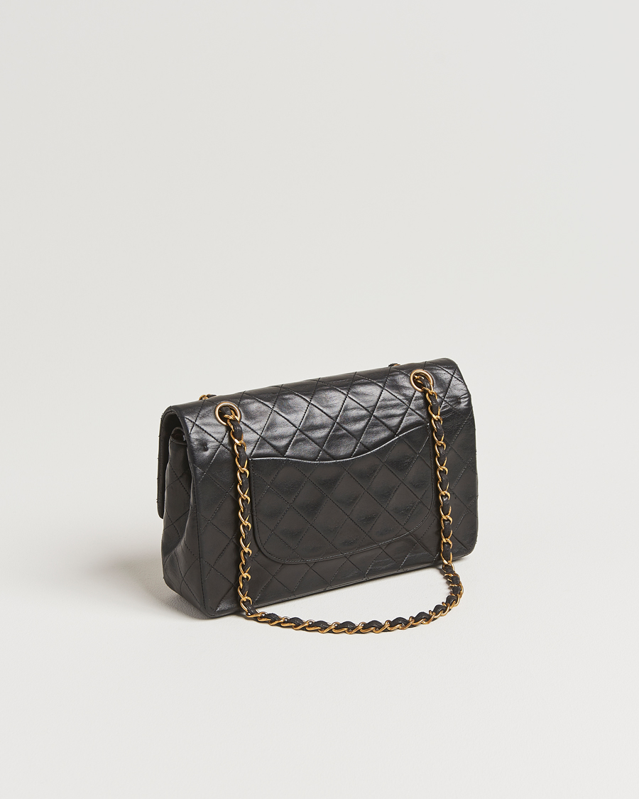 Chanel Pre-Owned Classic Double Flap Medium Lambskin Black
