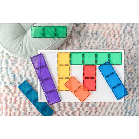 Connetix Ractangle Pack magnetsæt 18 dele - Rainbow