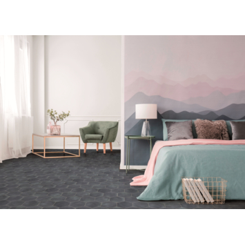 Wandtegel Odensa blauw 14x16 cm 0,5m²