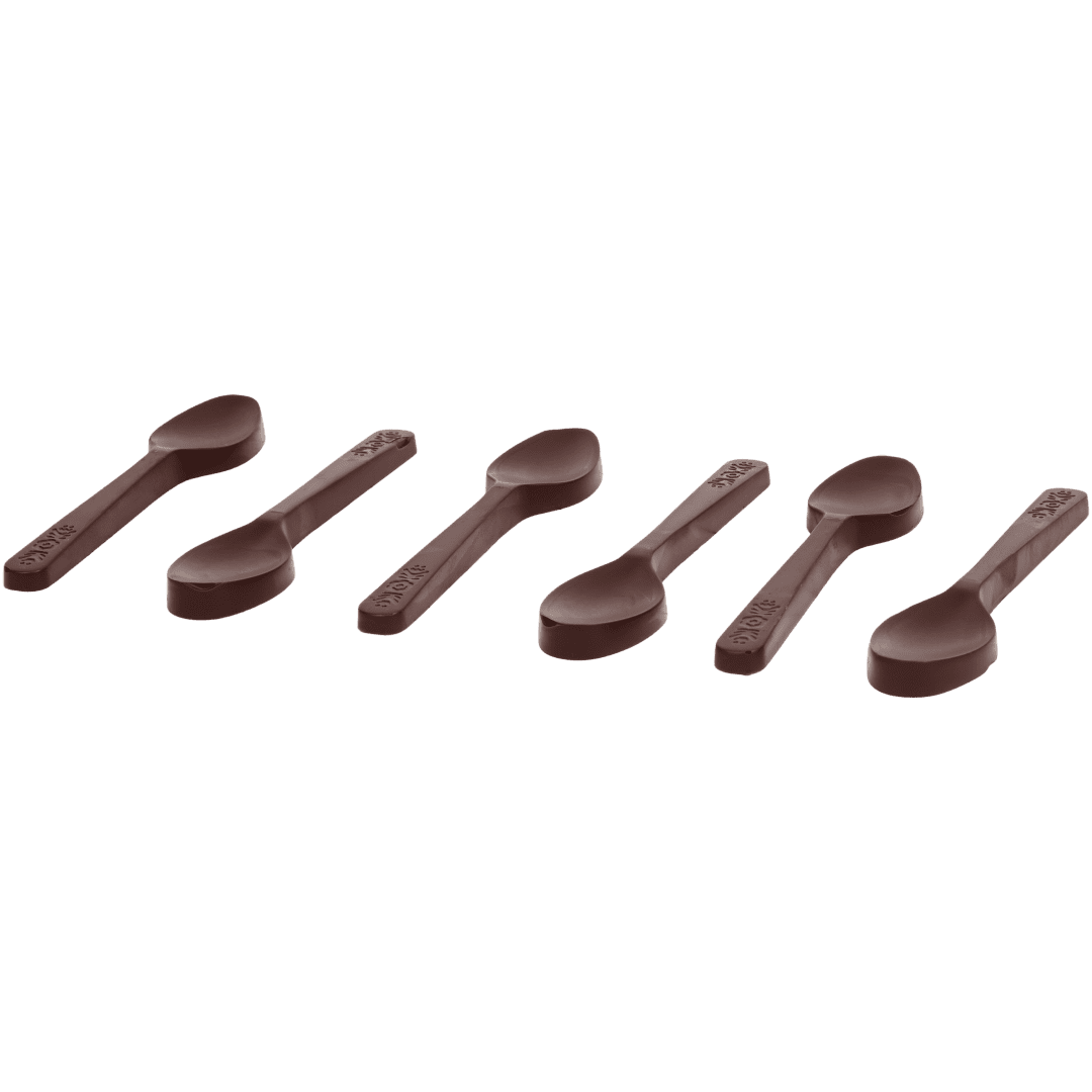 Cuillères en chocolat
