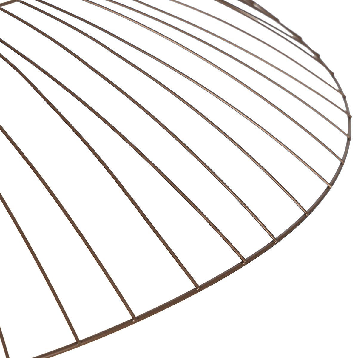 Design hanglamp donkerbrons met dubbele kap - Pua