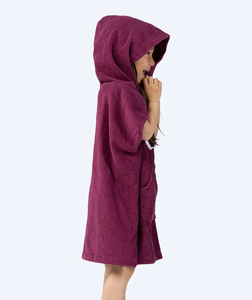 Watery badeponcho til børn - Bomuld - Lilla
