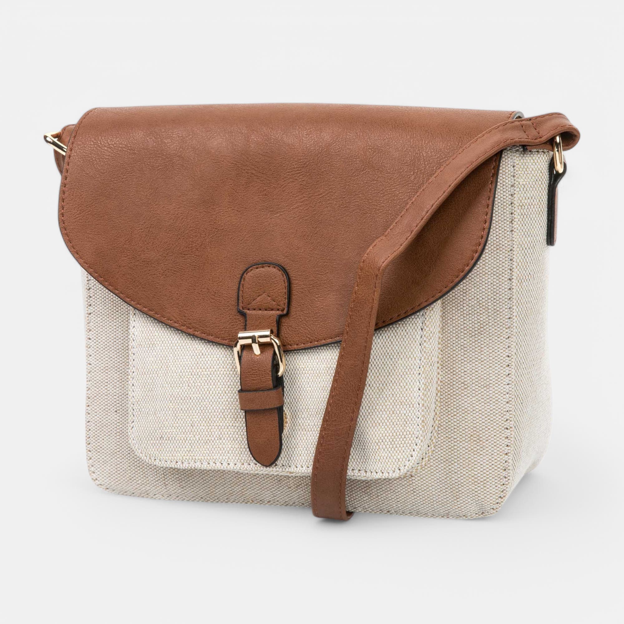 Sac bandoulière or
