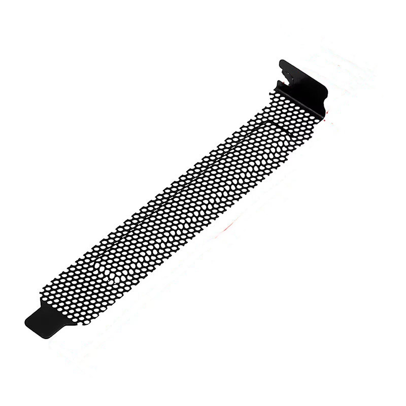 (5er Set) PCI Slot Abdeckungen / Lüftungsfilter für PC-Gehäuse / Slot Cover zur Kühlung und Staubschutz - Schwarz