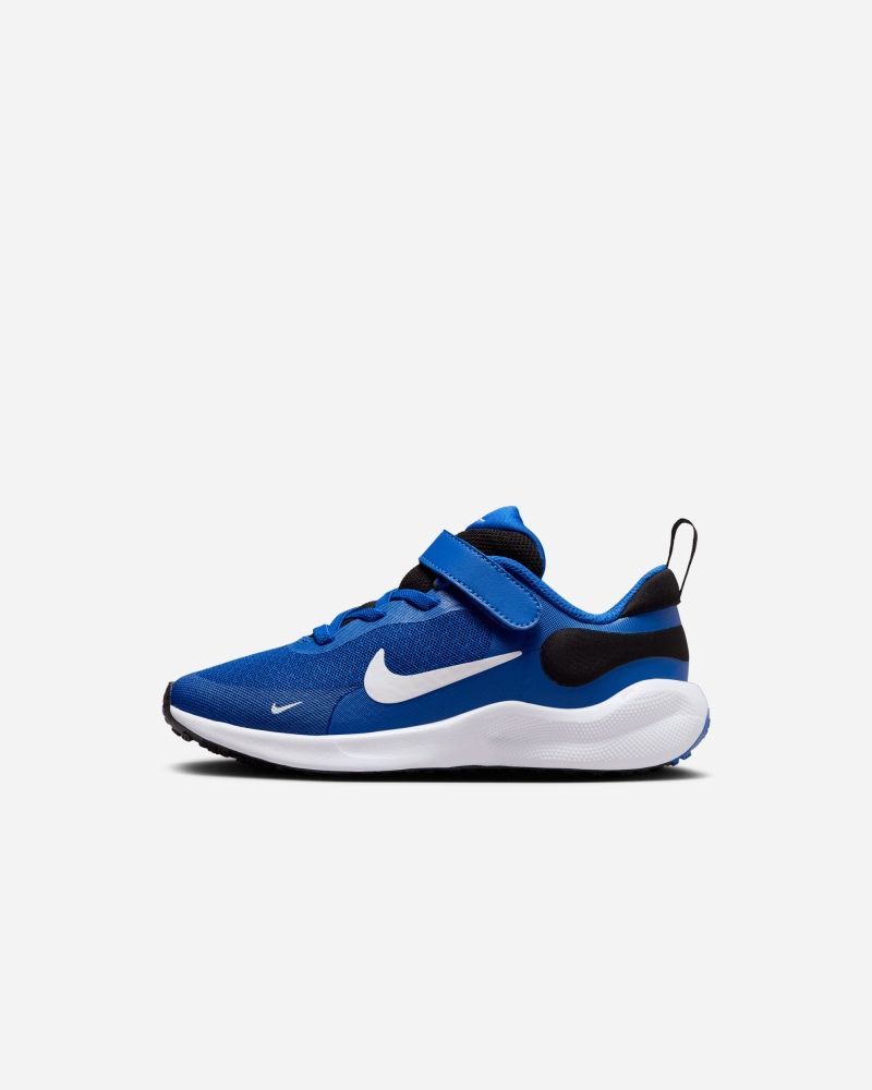 Chaussures Nike Revolution 7 Bleu Royal & Blanc pour enfant