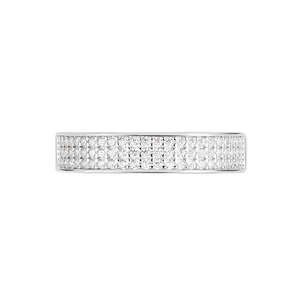 Bague Kaycee Argent Blanc Oxyde De Zirconium