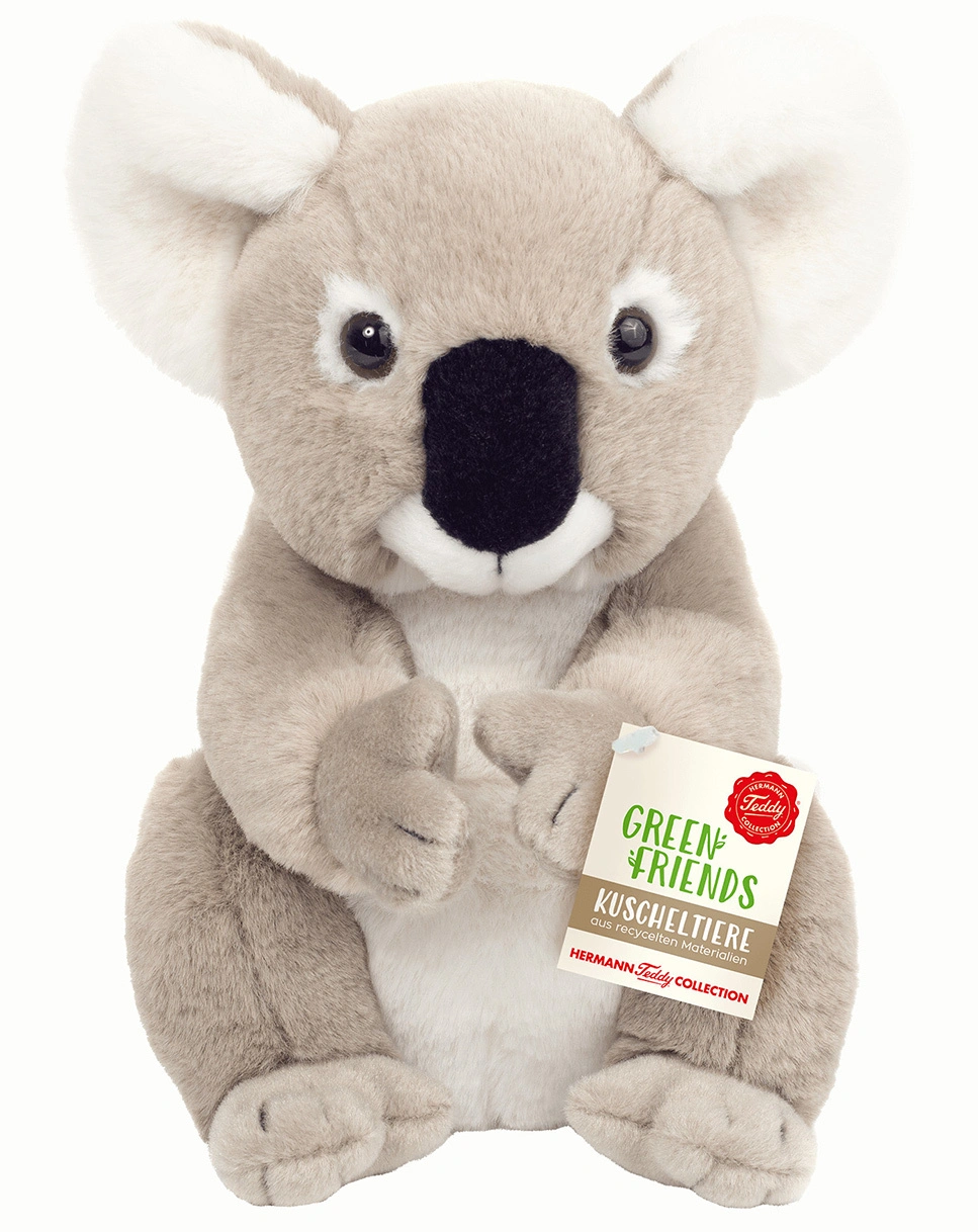 Kuscheltier GREEN FRIENDS - KOALA sitzend (21cm) in grau