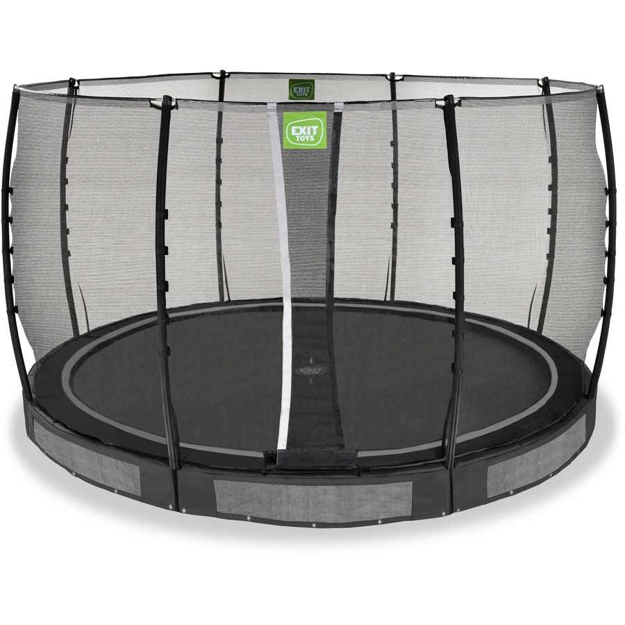 EXIT Allure Classic Bodentrampolin ø 366 cm mit Sicherheitsnetz, schwarz
