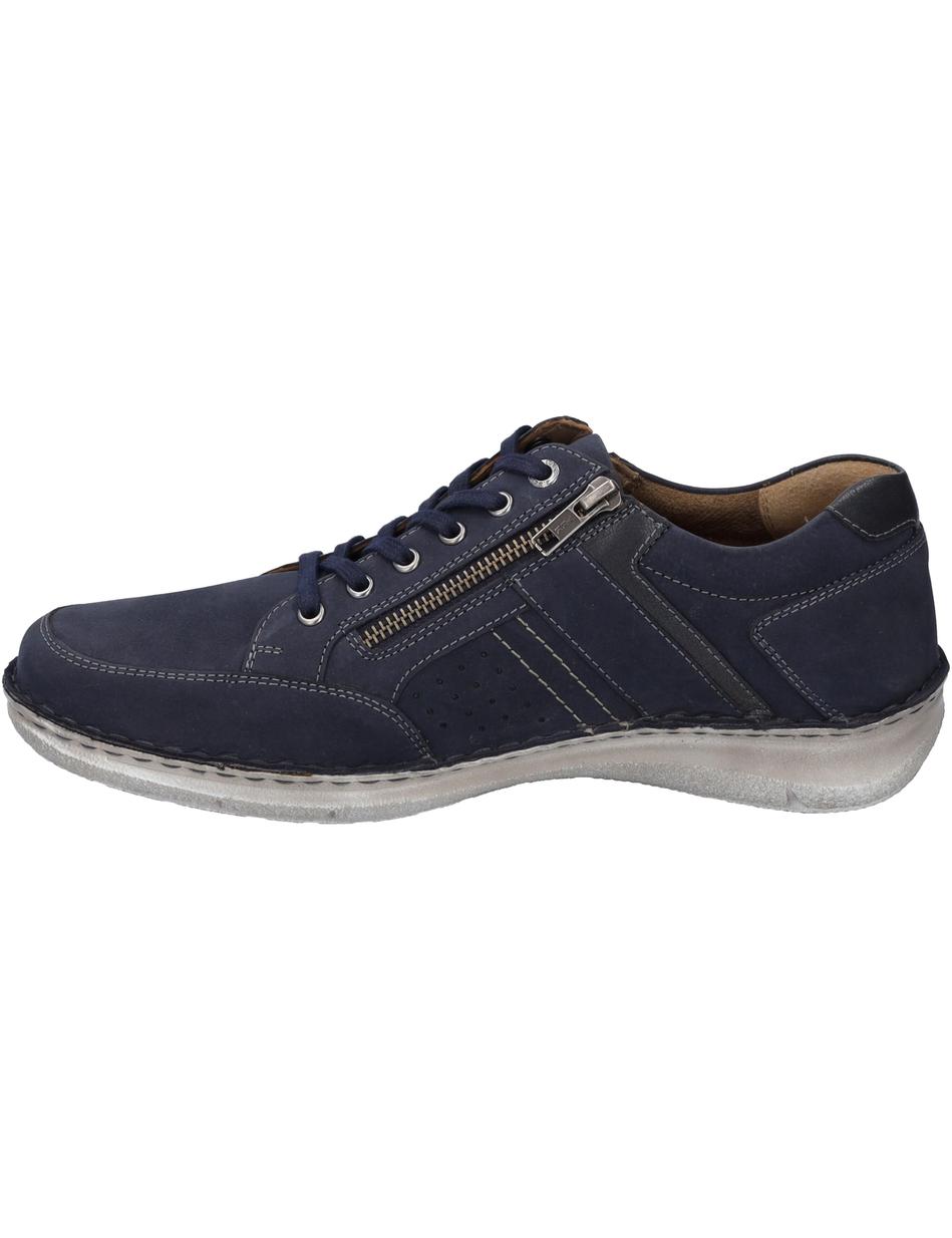 Halbschuh Alfred 02, indigo-kombi