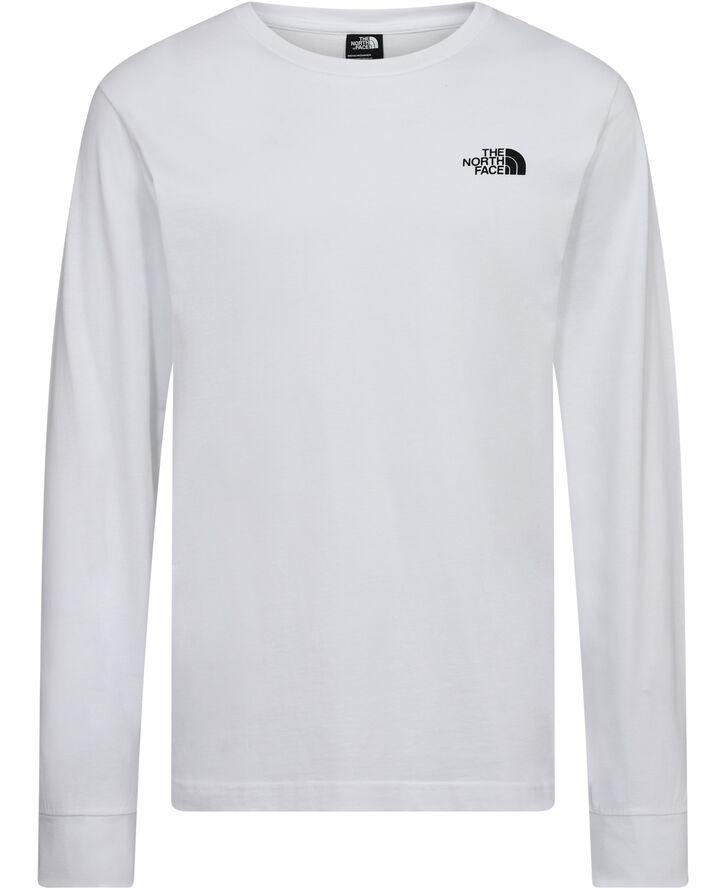The North Face M L/S EASY TEE TNF WHITE Hvid