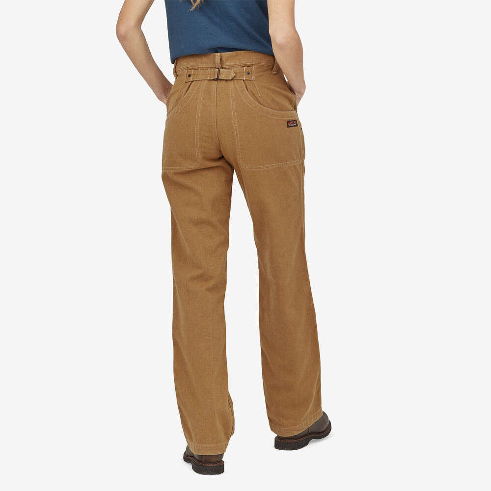 Iron Forge Damen-Hose aus Hanf-Canvas mit doppeltem Knie – Normalgröße