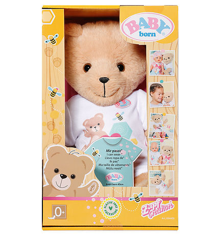 Baby Born Bamse - Bj?rn - Hvid
