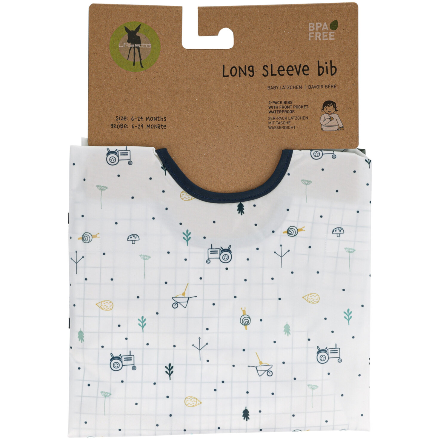 Lässig Ärmellätzchen Tiny Farmer Schaf
