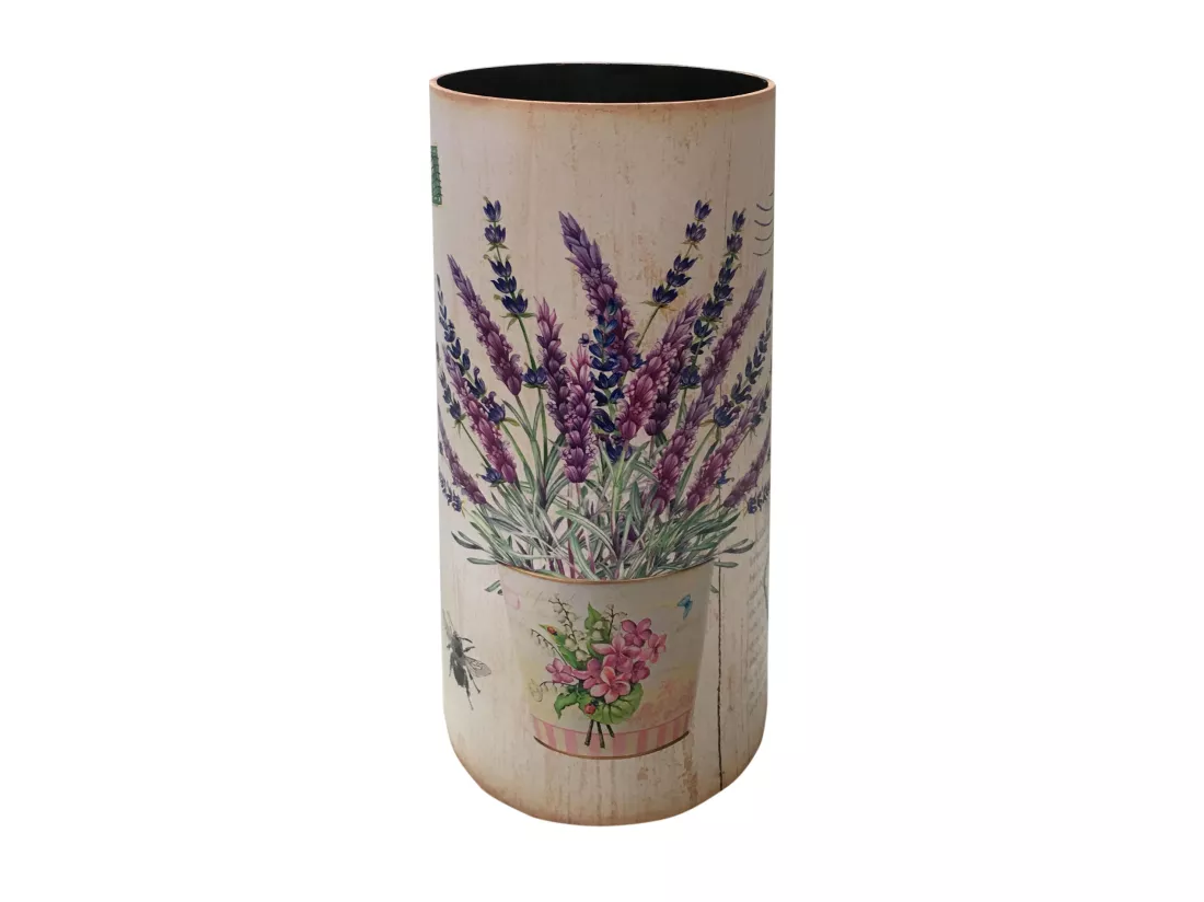 Porte-parapluie Parapluies Mdf Canvas Beige Shabby 50x20x20