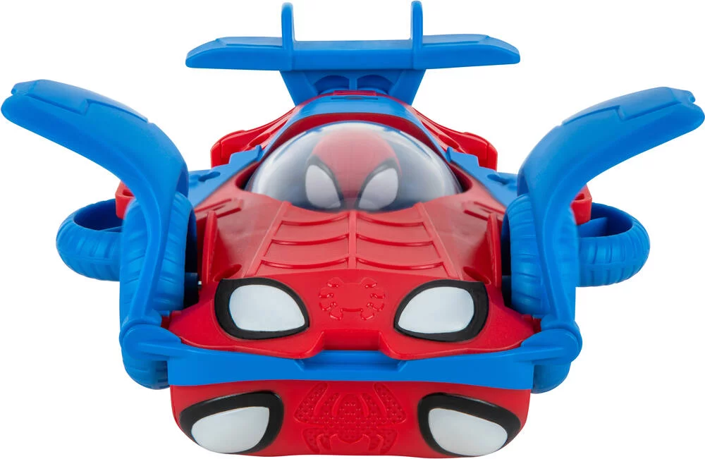 FIGURINE SPIDEY - VEHICULE 2 EN 1 SPIDEY FLIP AND JET