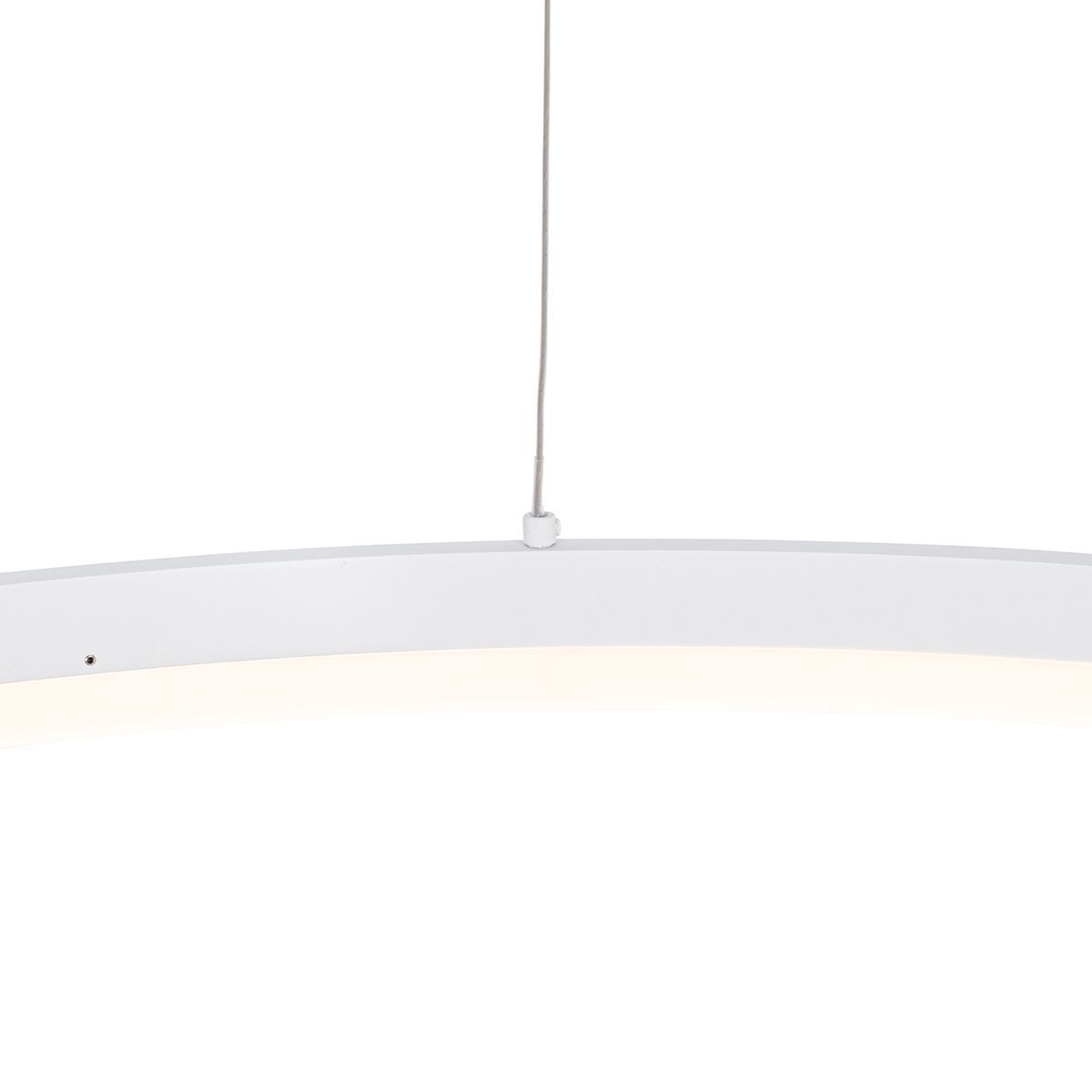 Design hanglamp wit 80 cm incl. LED 3-staps dimbaar - Anello