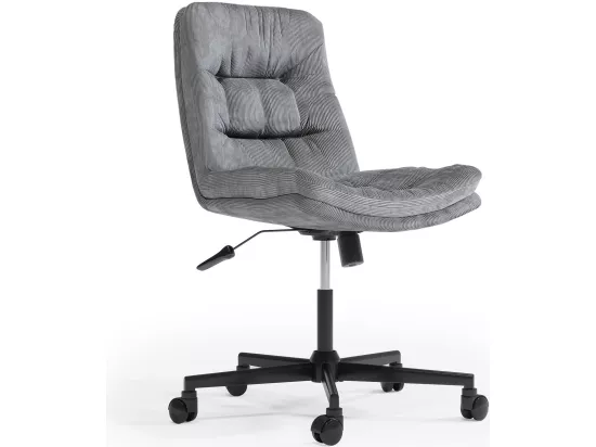 Chaise de Bureau Rembourrée - Pivotante - Hera Gris foncé