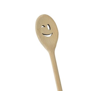 metaltex Kochlöffel Smiley 5x30 cm Buchenholz