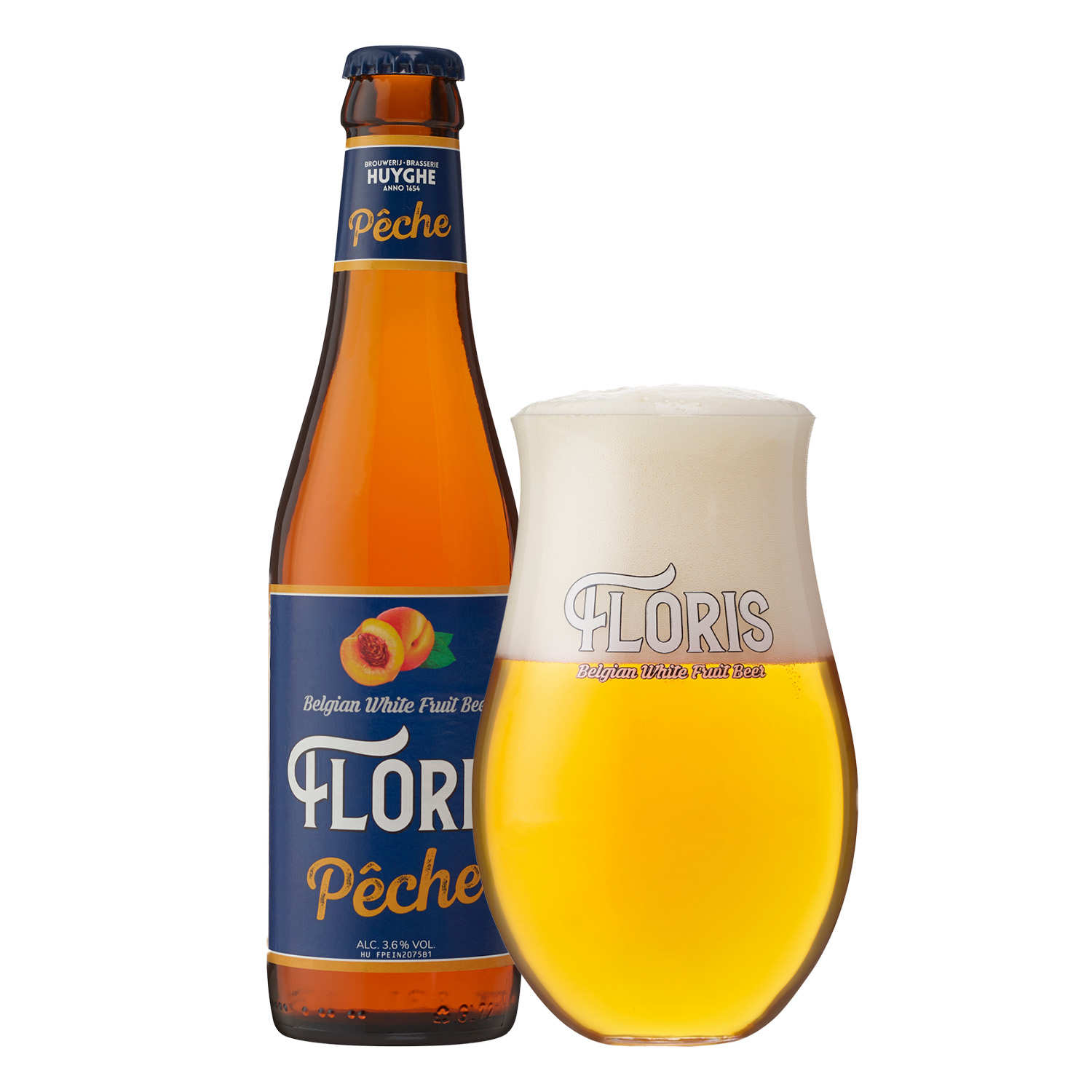 Floris Pêche - Bière blanche belge à la pêche 3.6%