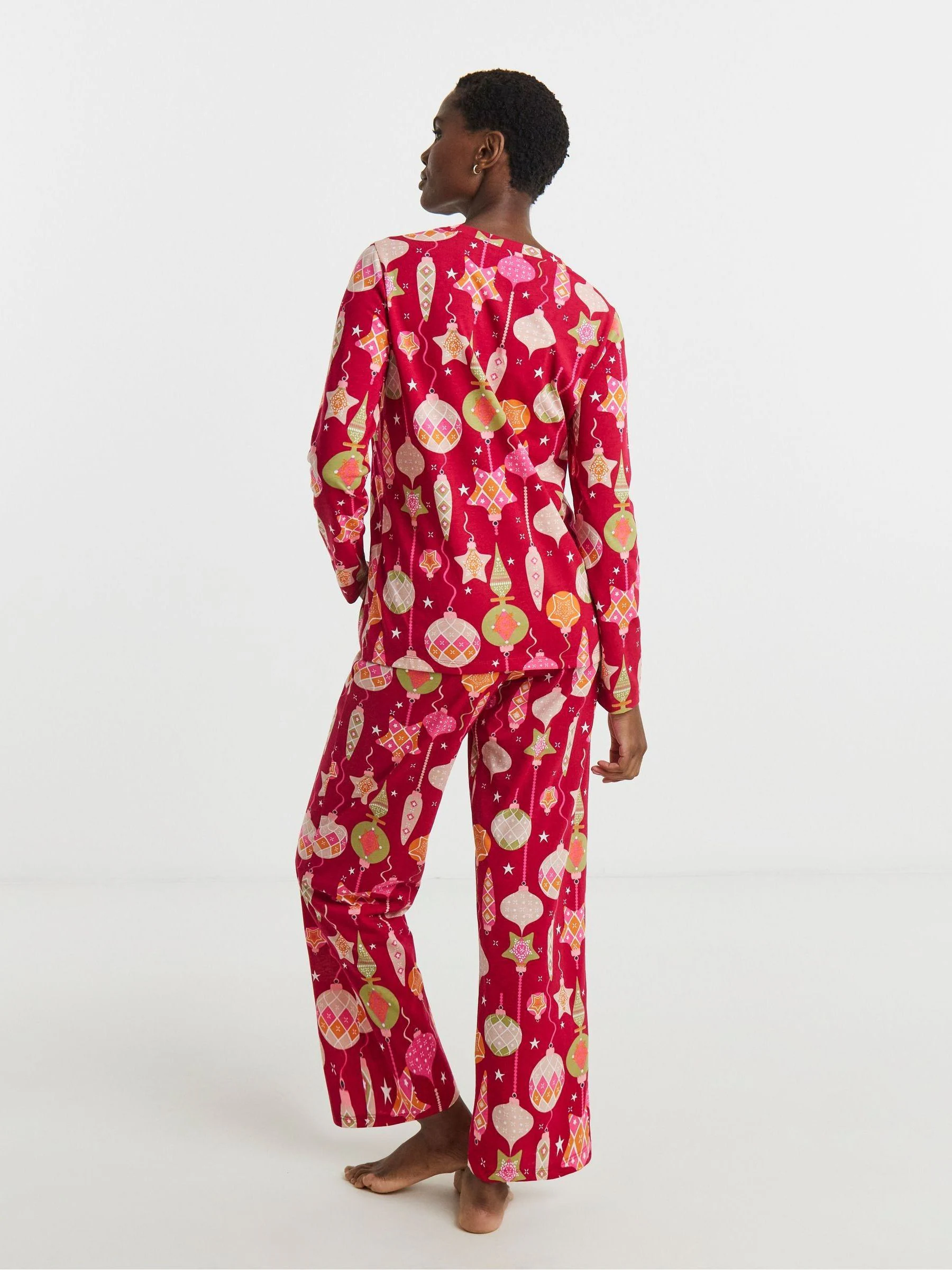 JD Williams Long Sleeve Pyjamas Set 2 Pack