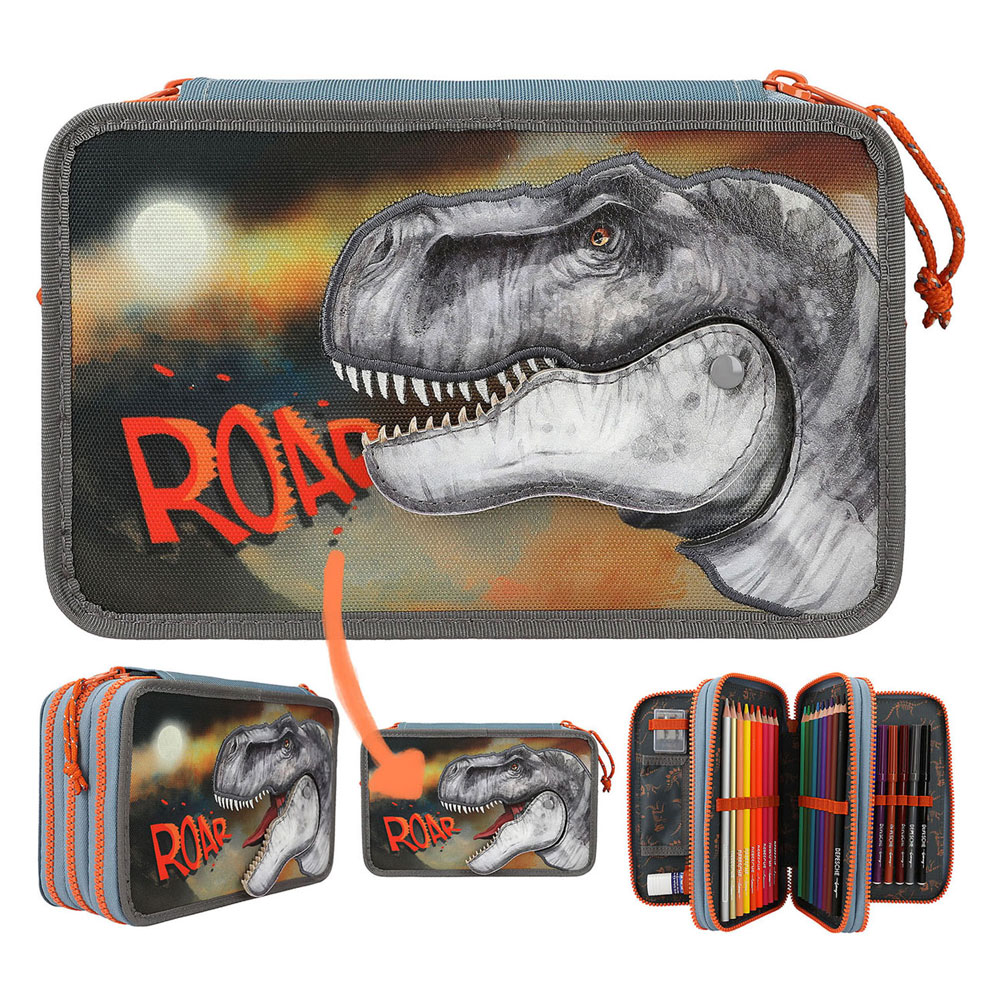 Dino World 3-Vaks Etui Roar