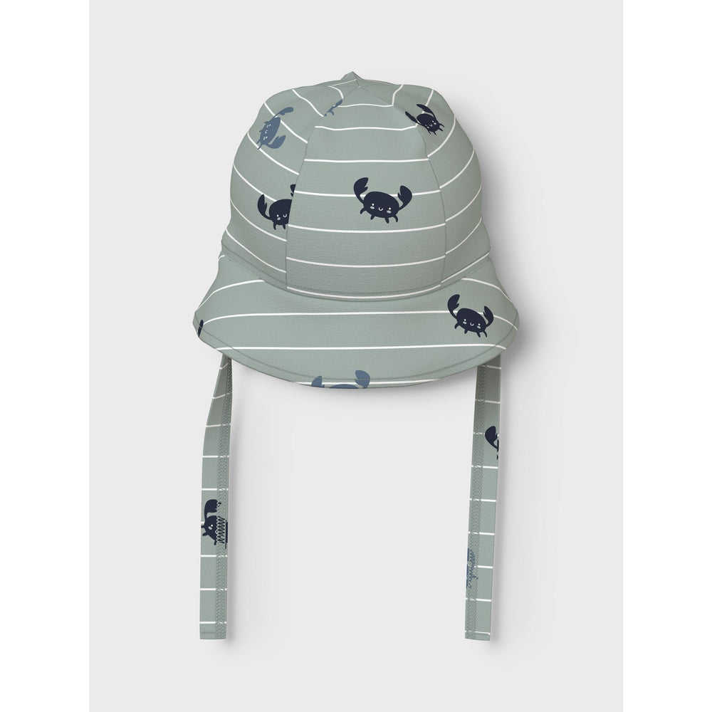 Køb Name It Aqua Gray Crabs Vroels Solhat